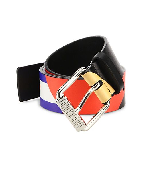 Moschino - Fantasy Leather Belt