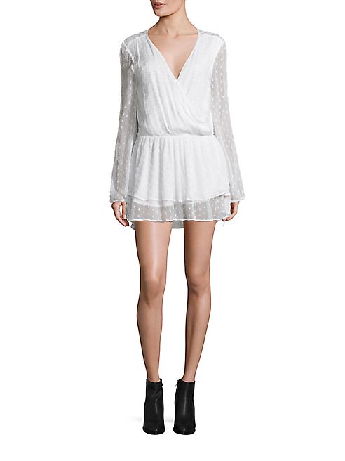 Free People - Daliah Swiss Dot Mini Dress