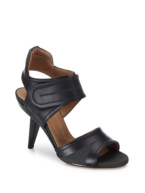 Marni - Grip-Tape Leather Sandals