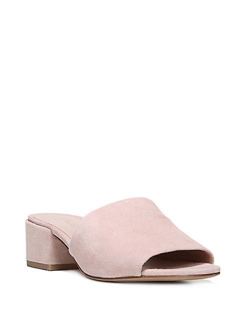 Vince - Rachelle-2 Suede Block Heel Slides