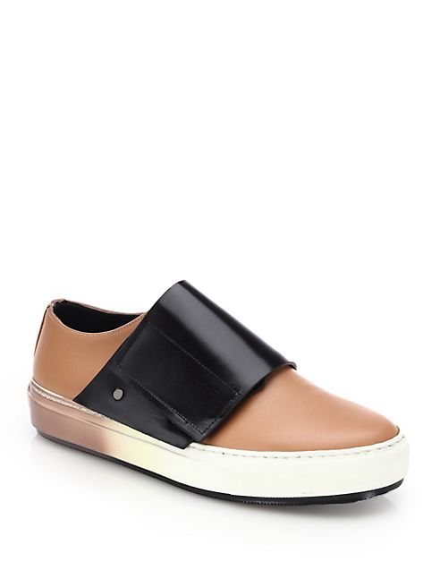 Marni - Banded Leather Skate Sneakers