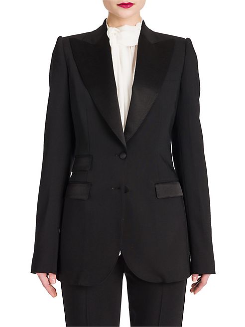 Dolce & Gabbana - Stretch Wool & Silk Turlington Tuxedo Jacket