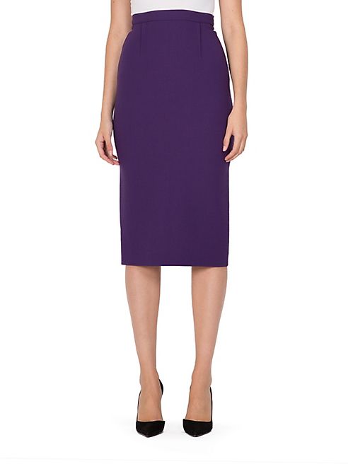 Roland Mouret - Arreton Wool Pencil Skirt