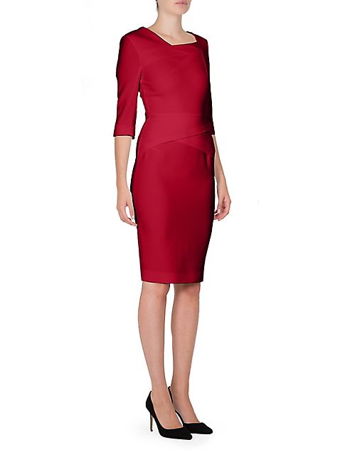 Roland Mouret - Ingram Asymmetrical Sheath Dress