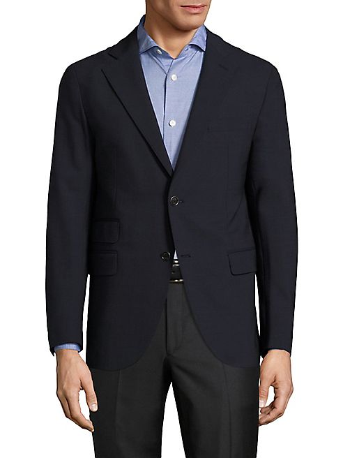 Eleventy - Single Breast Wool Blend Jacket