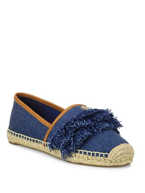 Tory Burch - Shaw Fringed Espadrille Flats