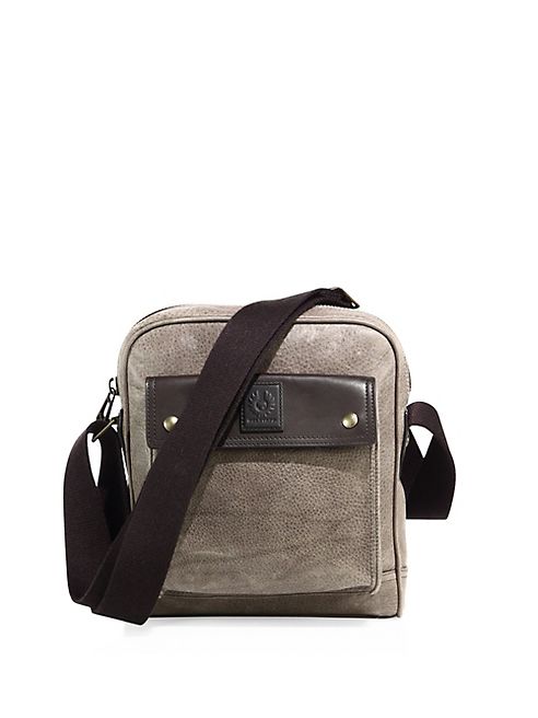 Belstaff - Pebbled Leather Crossbody Bag