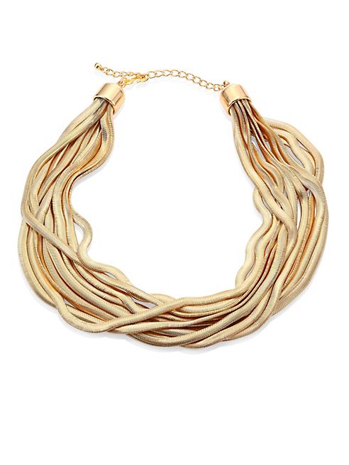 Kenneth Jay Lane - 10-Row Snake Chain Necklace