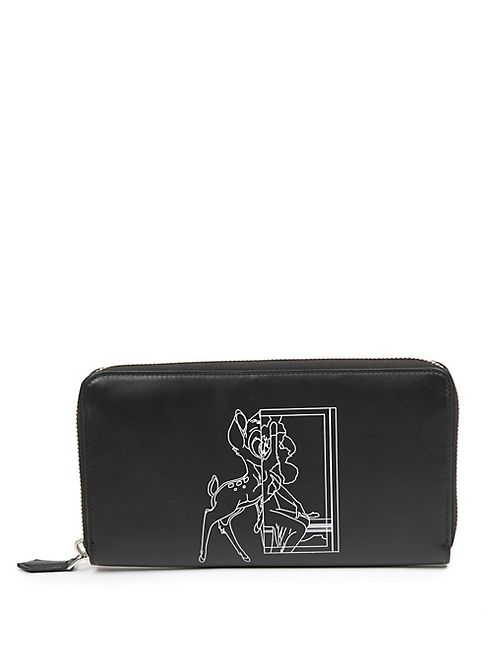 Givenchy - Bambi Long Leather Zip Wallet