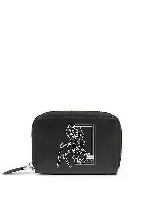 Givenchy - Bambi Mini Leather Zip Wallet