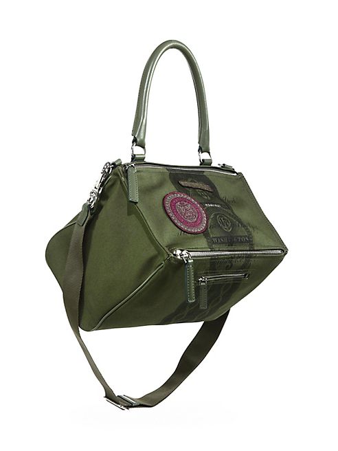 Givenchy - Pandora Medium Dollar-Print Canvas Shoulder Bag