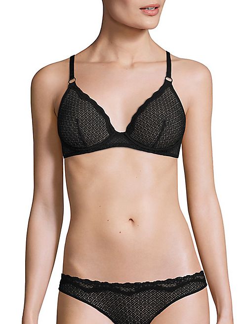 Fleur du Mal - Pattern Mesh Bra