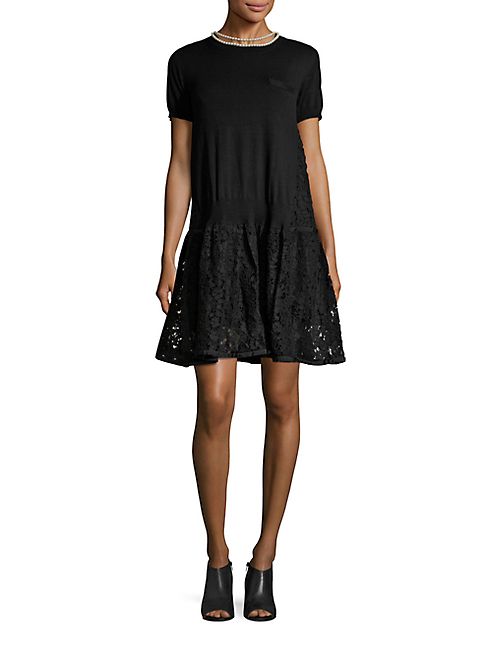 Sacai - Pearl Lace Dress