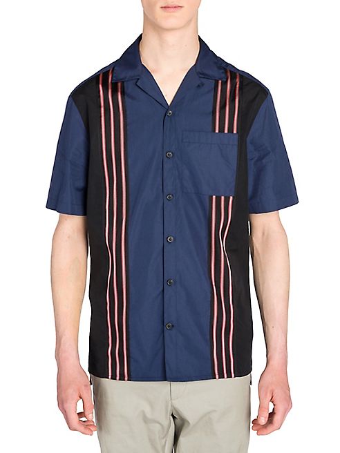 Lanvin - Regular-Fit Bowling Woven Shirt