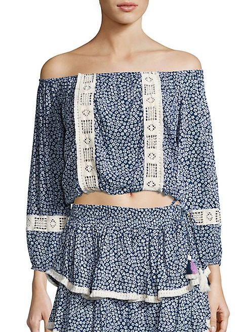 coolchange - Wildflower Skye Voile Crop Top