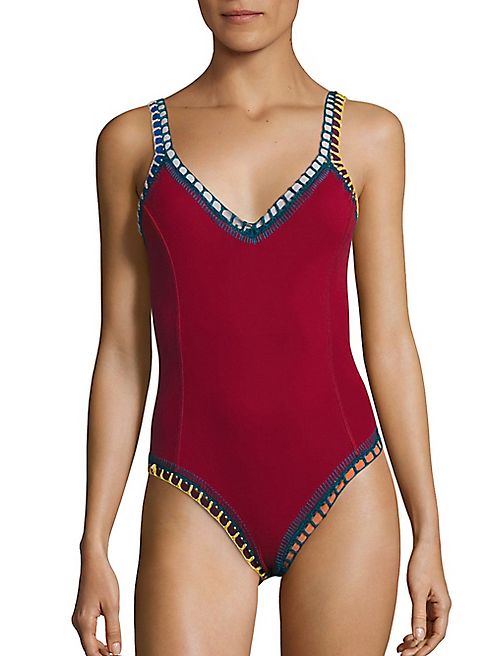 Kiini - Soley Crocheted One-Piece Maillot