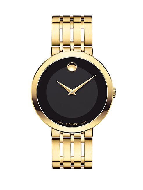 Movado - Esperanza Yellow Gold PVD Finished Stainless Steel Bracelet Watch