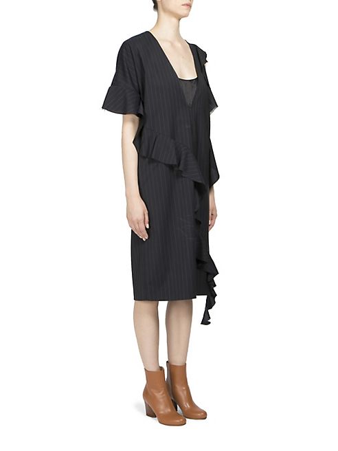 Maison Margiela - Asymmetrical Ruffle Dress