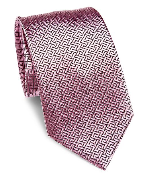 Ermenegildo Zegna - Raso Fantasia Geometric Silk Tie