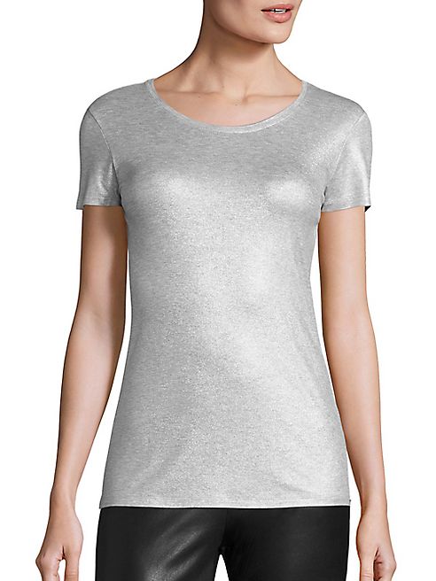 Majestic Filatures - Metallic Short Sleeve Tee