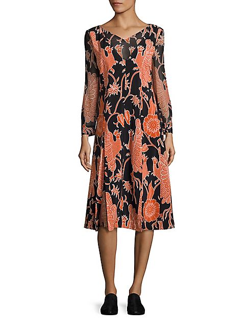 Creatures of the Wind - Droz Printed Silk Dress