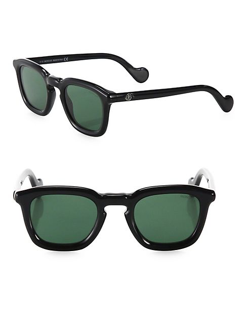 Moncler - 50MM Soft Square Sunglasses