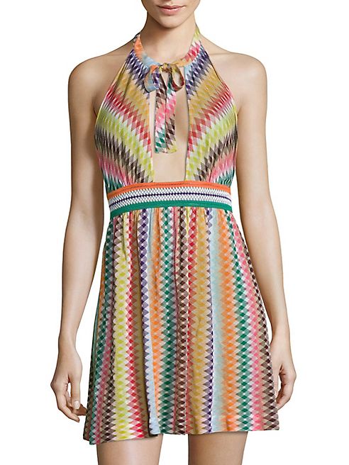 Missoni Mare - Multi-Tone Halter Dress