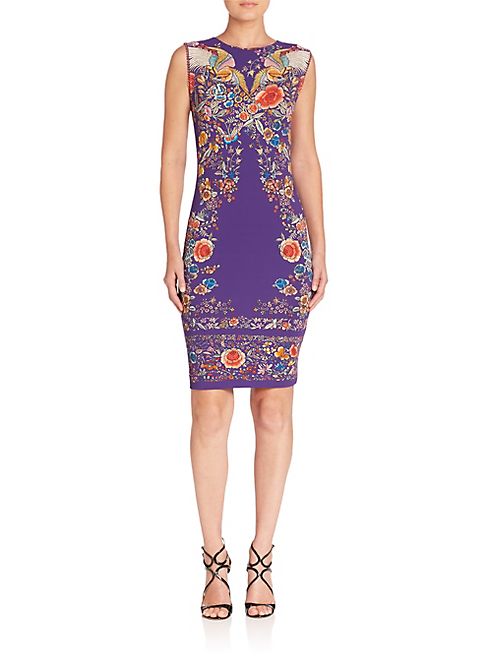 Roberto Cavalli - Sleeveless Punto Stoffa Dress