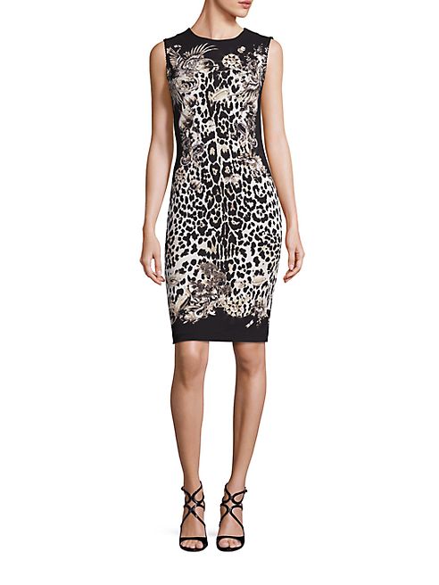 Roberto Cavalli - Punto Stoffa Leopard-Print Dress