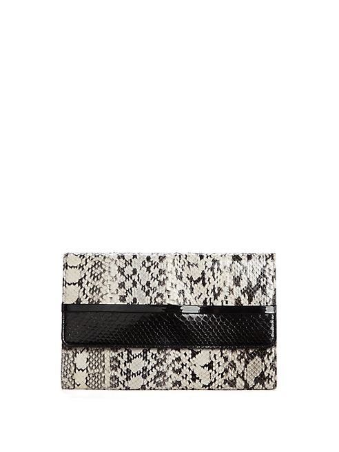 Lanvin - Python Flap Clutch