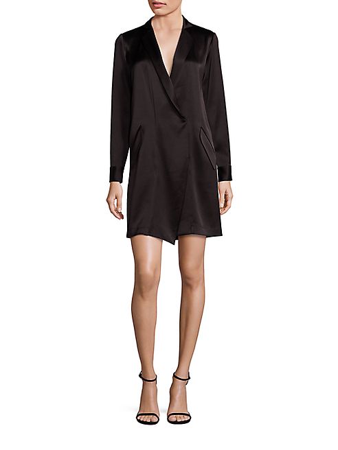 Halston Heritage - Satin Shirtdress