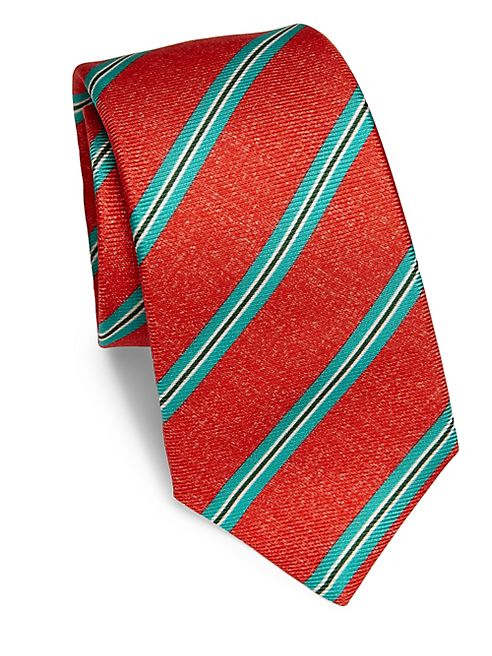 Kiton - Striped Silk Tie