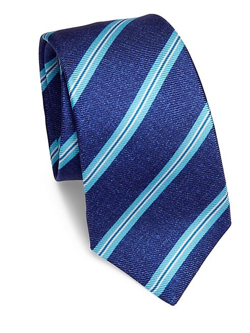 Kiton - Striped Silk Tie