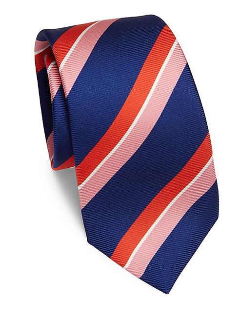 Kiton - Stripe Silk Tie