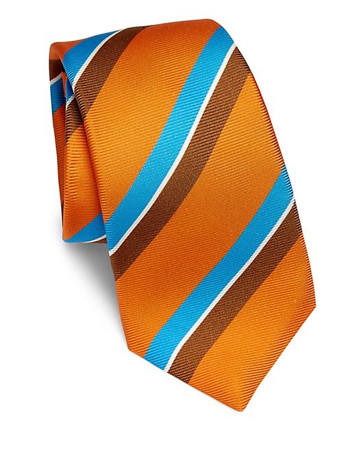 Kiton - Striped Silk Tie