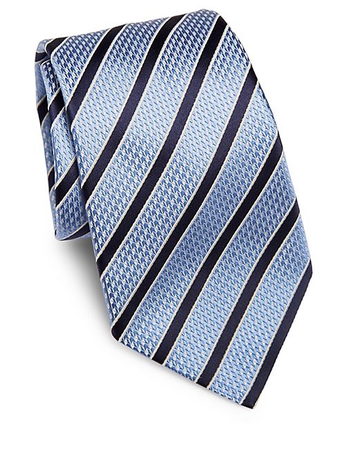 Ermenegildo Zegna - Striped & Printed Tie