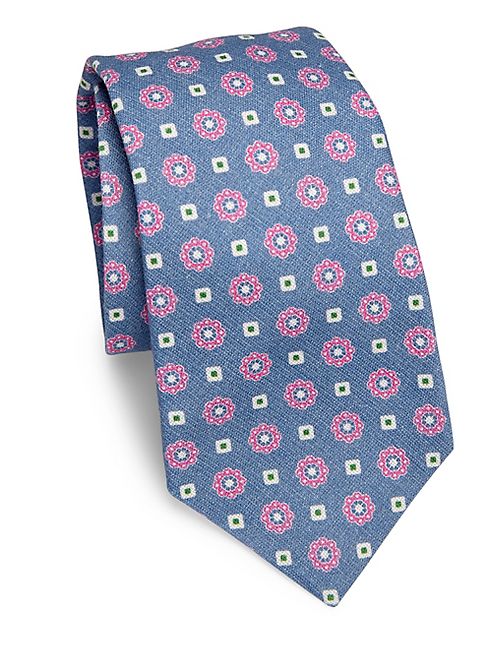 Kiton - Floral Silk Tie