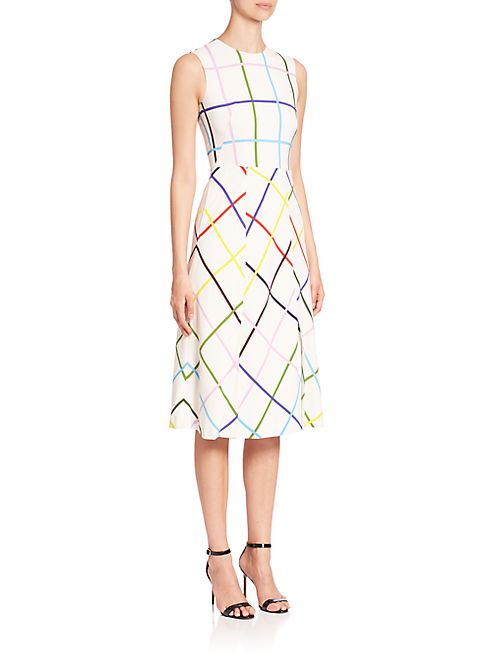 Mary Katrantzou - Osmond Lion Stripe Dress