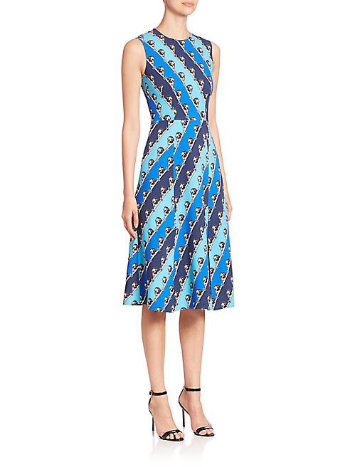 Mary Katrantzou - Osmond Lion Striped Dress