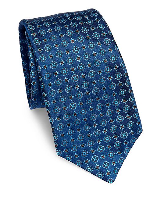 Kiton - Clover Silk Tie