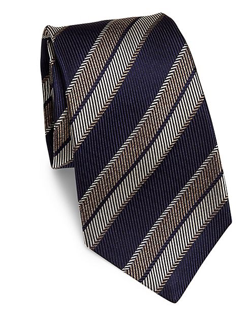 Kiton - Textured Silk Tie