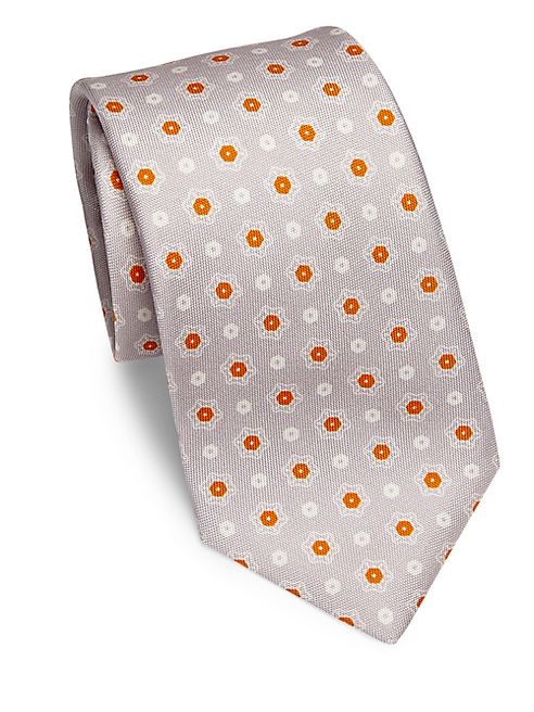 Kiton - Printed Silk Tie