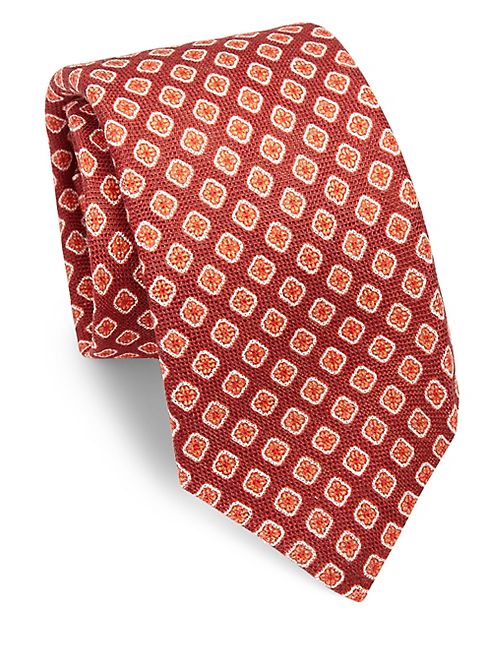 Kiton - Patterned Silk Tie