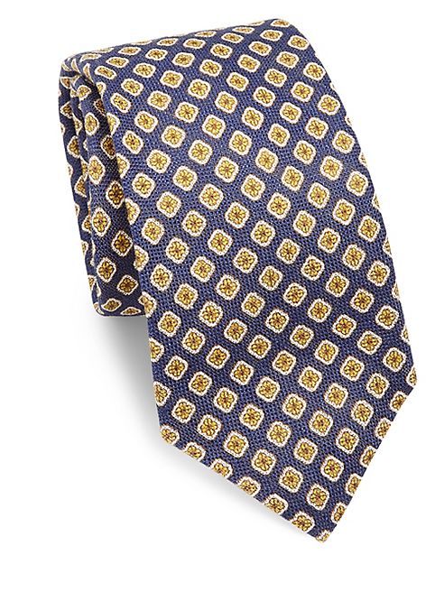 Kiton - Patterned Silk Tie