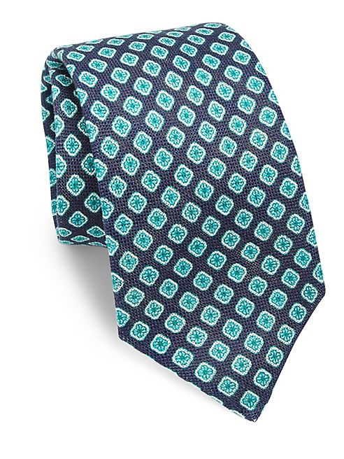 Kiton - Patterned Silk Tie