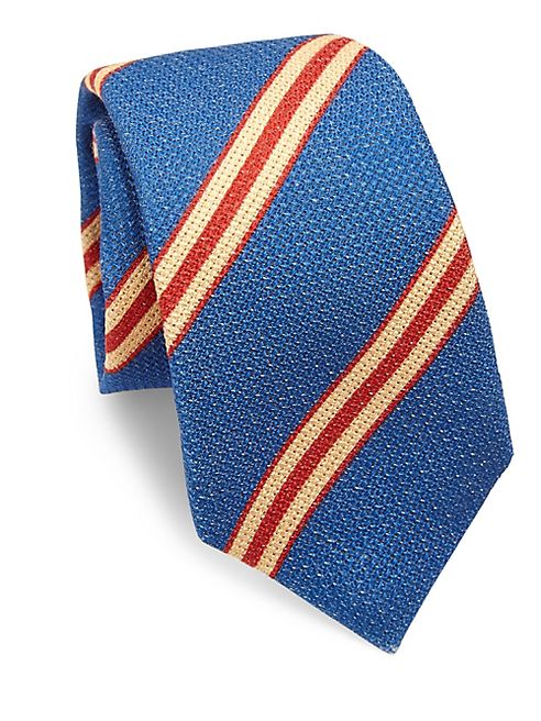 Kiton - Striped Silk Tie