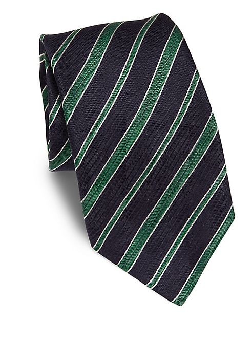 Kiton - Striped Silk Tie