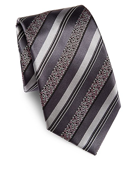 Ermenegildo Zegna - Striped Silk Tie