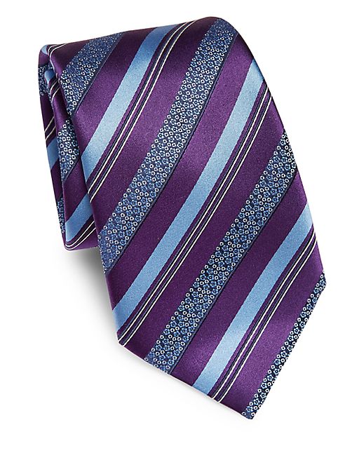 Ermenegildo Zegna - Striped Silk Tie