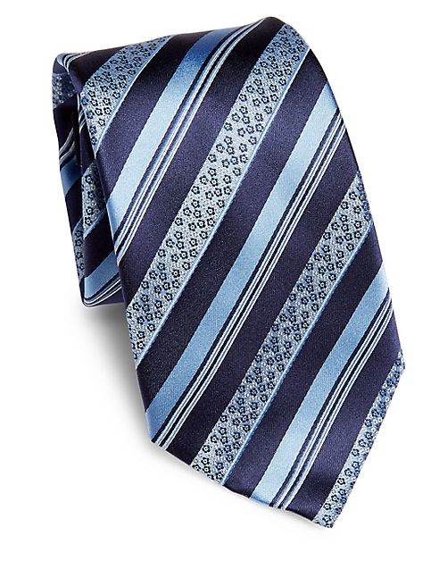 Ermenegildo Zegna - Striped Silk Tie